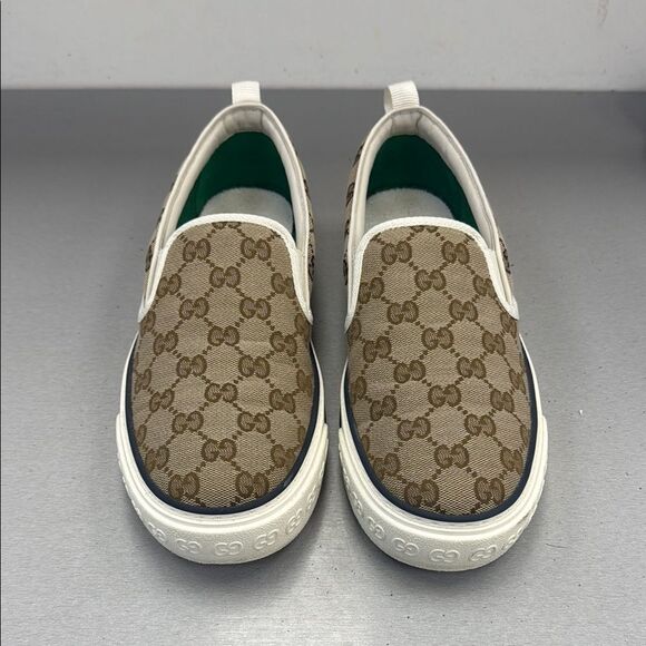 Gucci Man Brown Slip-On Shoes - Picture 1 of 6